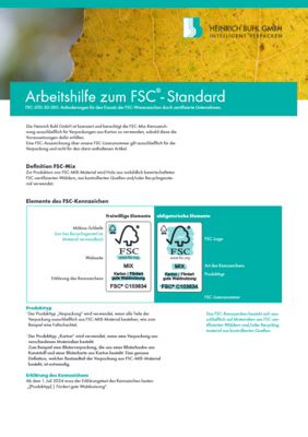 FSC®-Arbeitshilfe 2023